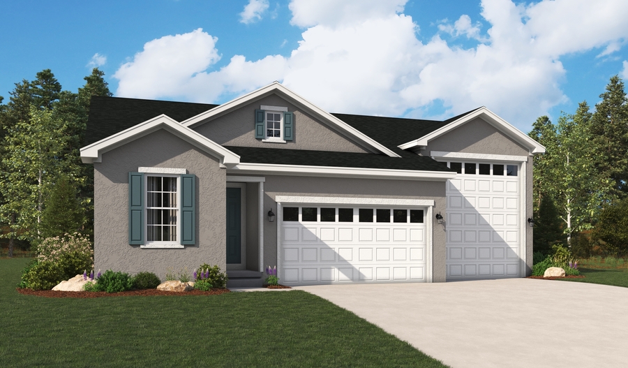 Exterior A of the Pewter plan