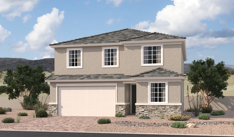 Exterior C of the Pearl plan