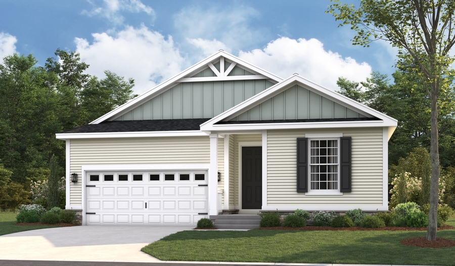 Exterior B of the Arlington plan