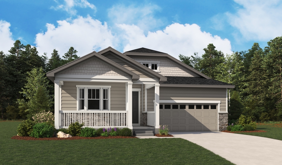 Exterior B Of the Agate plan