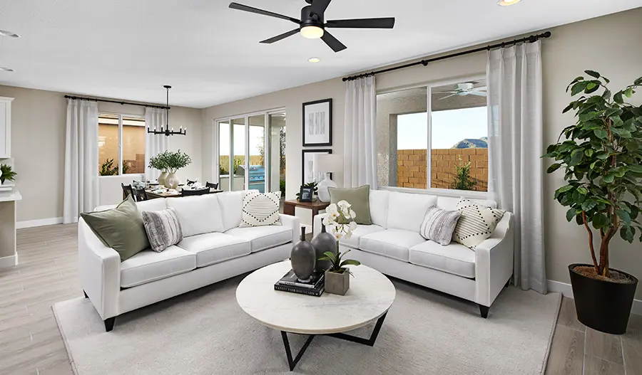 Great Room of the Pine Plan