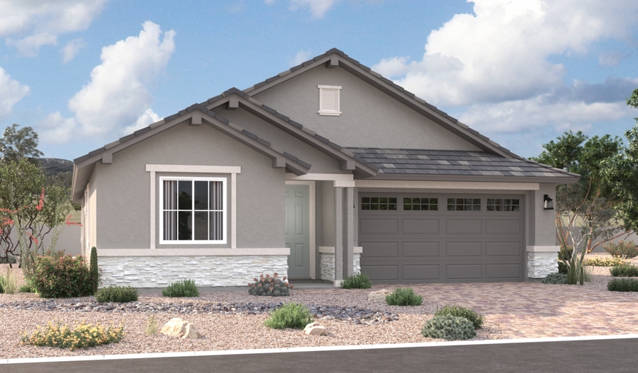Exterior C of the Agate plan