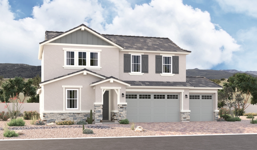 Elevation B of the Elderberry floor plan