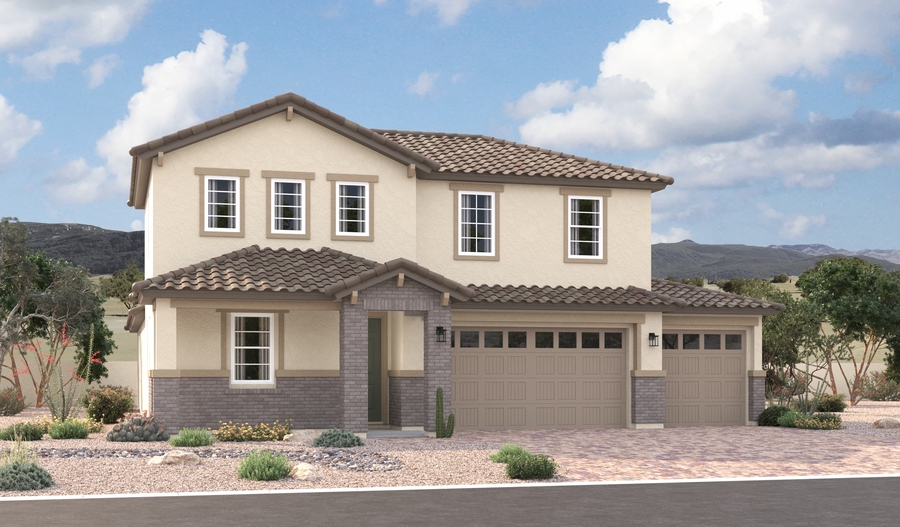 Elevation D of the Elderberry floor plan