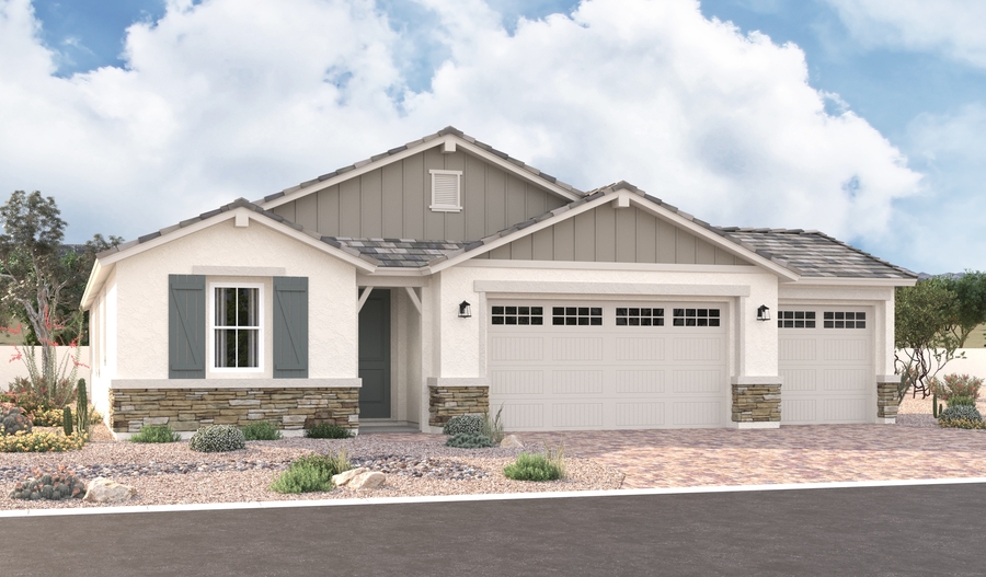 Elevation B of the Slate floor plan