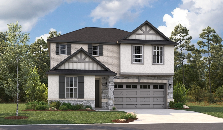 Elevation C of the Moonstone floor plan