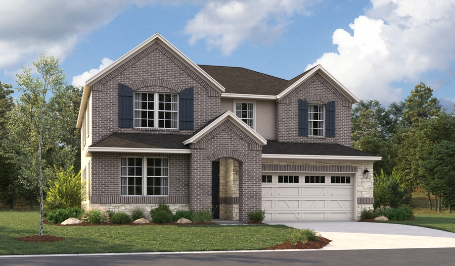 Elevation C of the Ammolite floor plan