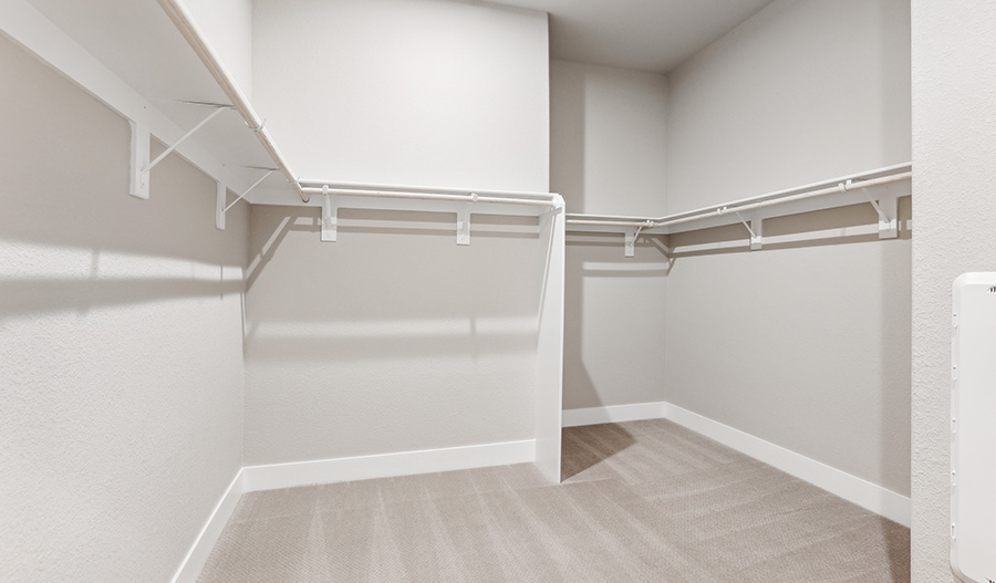 Closet of the Decker floor plan