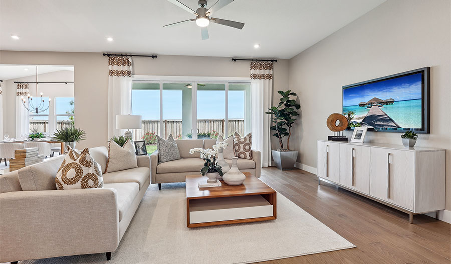Great Room of the Decker floor plan