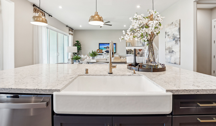 Kitchen of the Decker floor plan