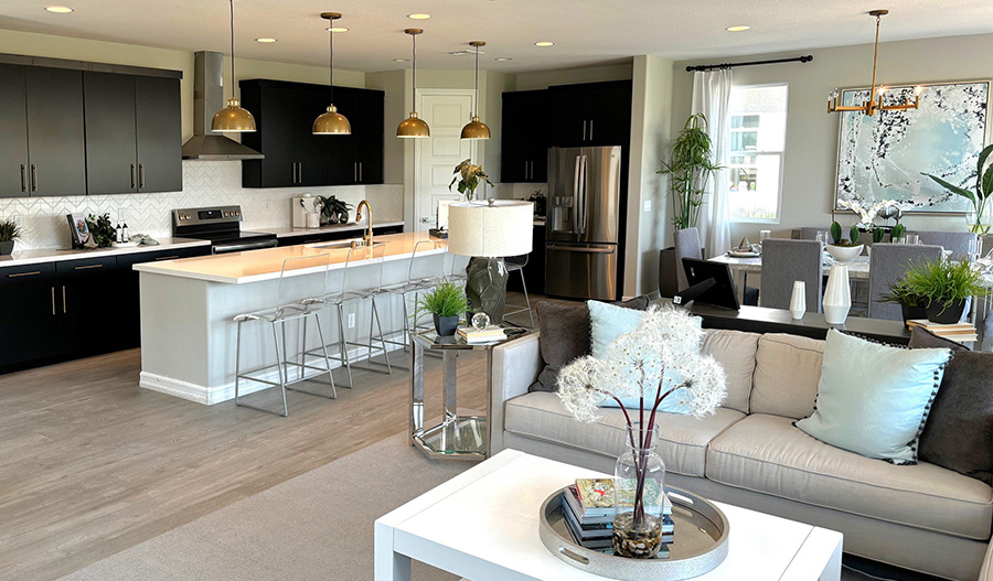 Great Room of the LaurelII floor plan
