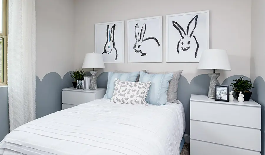 Bedroom of the Agate Plan