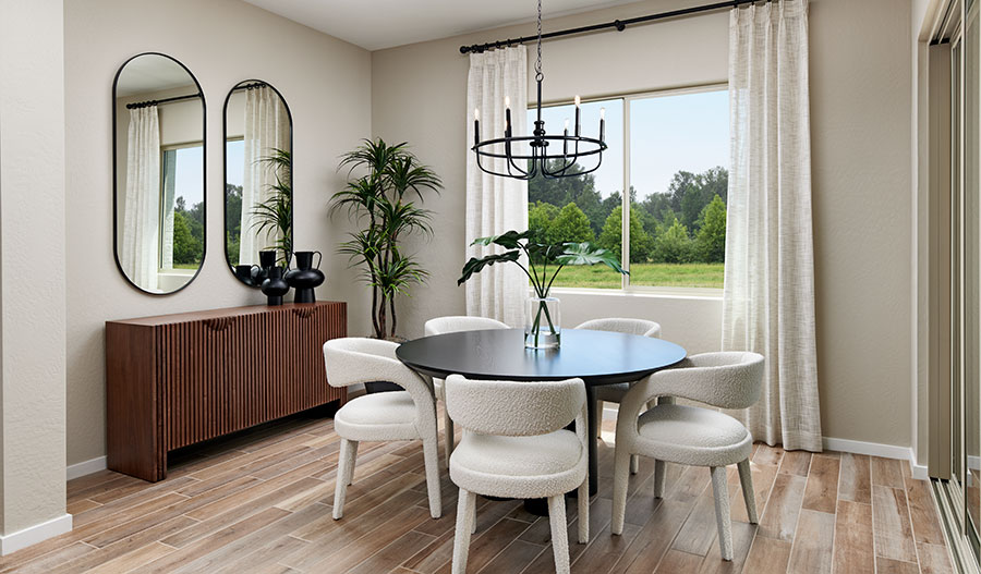 Dining Nook of the Darius floor plan