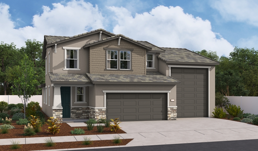 Elevation B of the Zinc floor plan