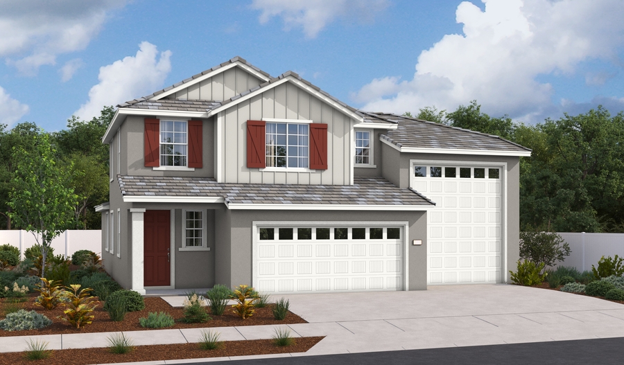Elevation C of the Zinc floor plan