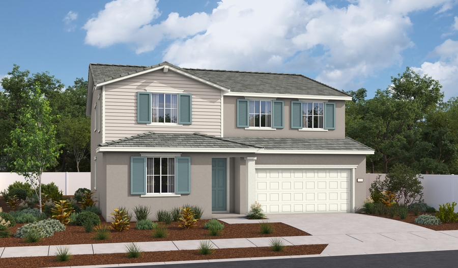 Elevation A of the Ammolite floor plan