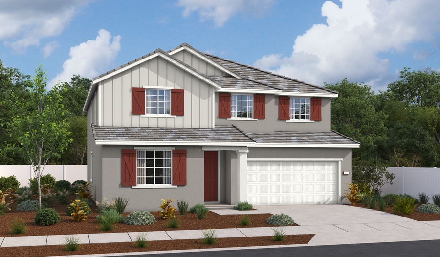 Elevation C of the Ammolite floor plan