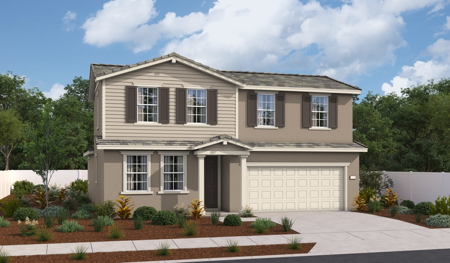 Elevation A of the Elderberry floor plan