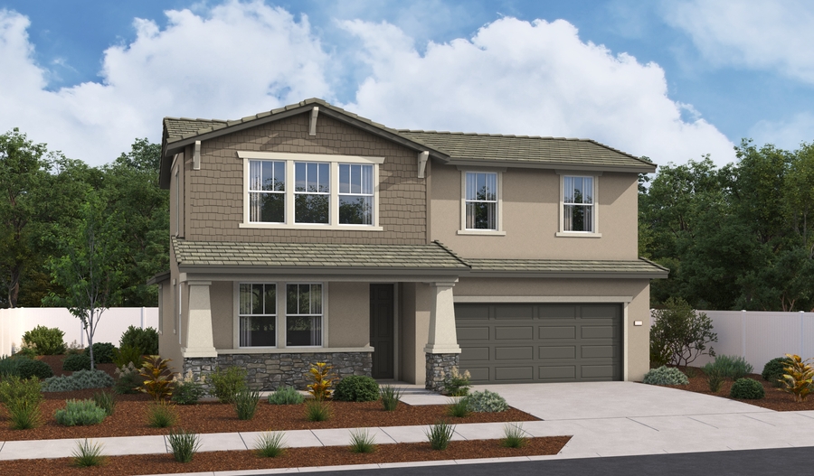 Elevation B of the Elderberry floor plan