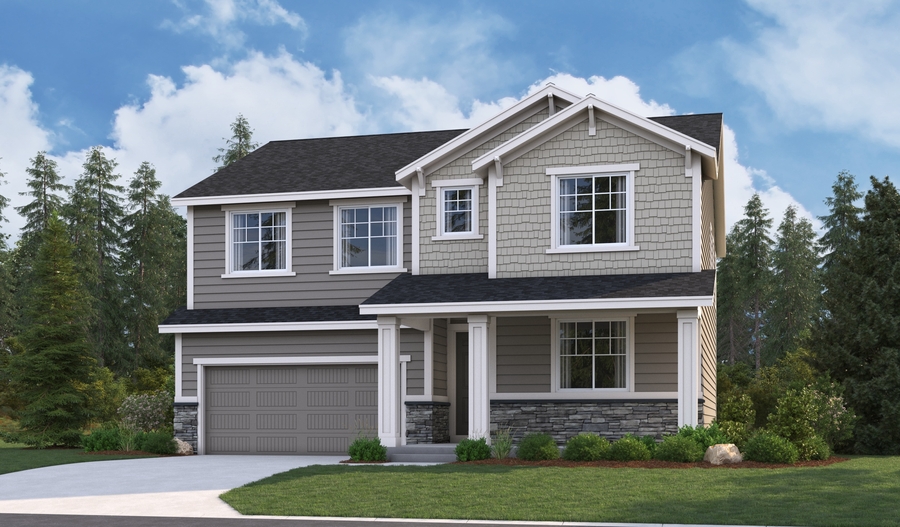 Elevation B of the Andrea floor plan