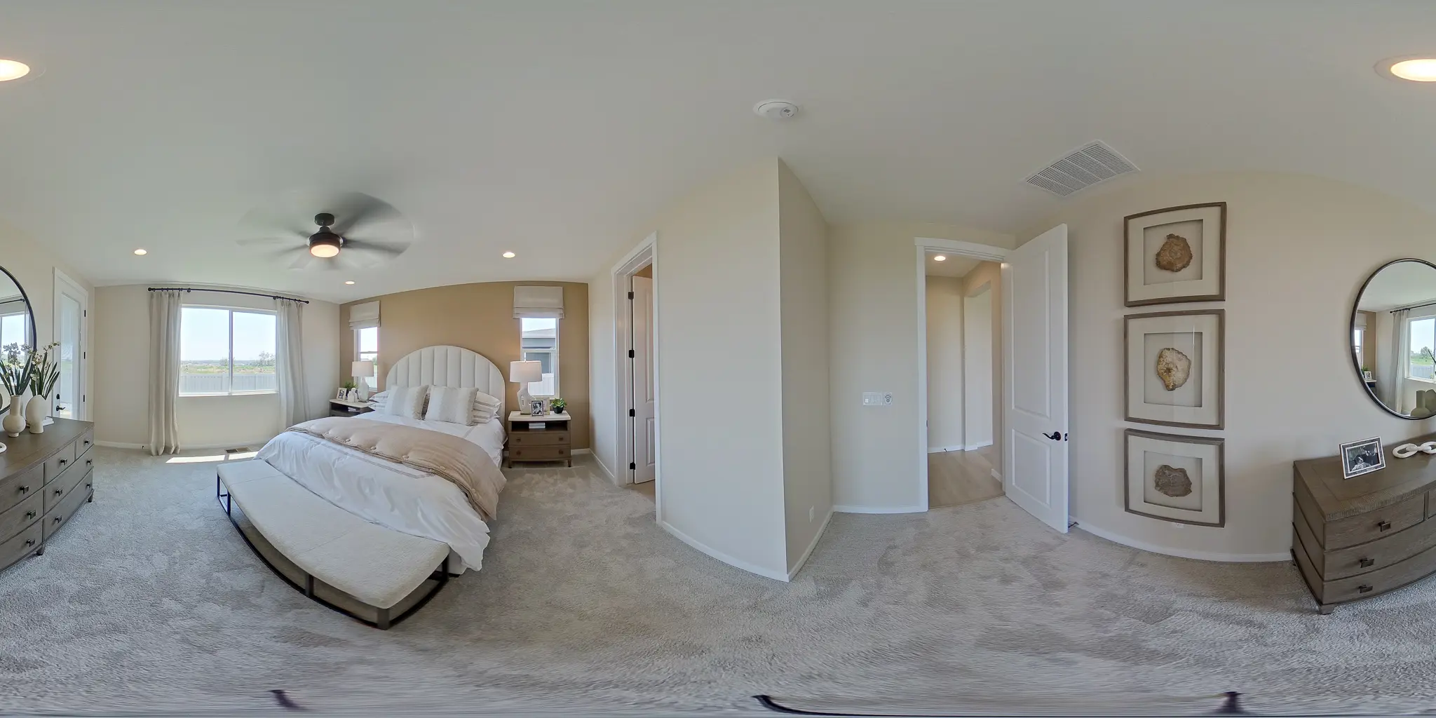 Bedroom Bedroom of the Stonehaven floor plan