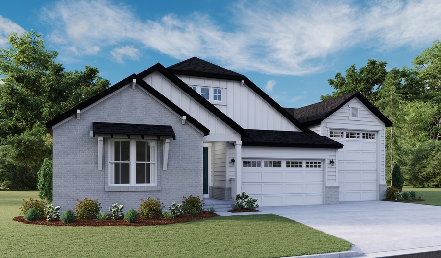 Elevation C of the Harris floor plan