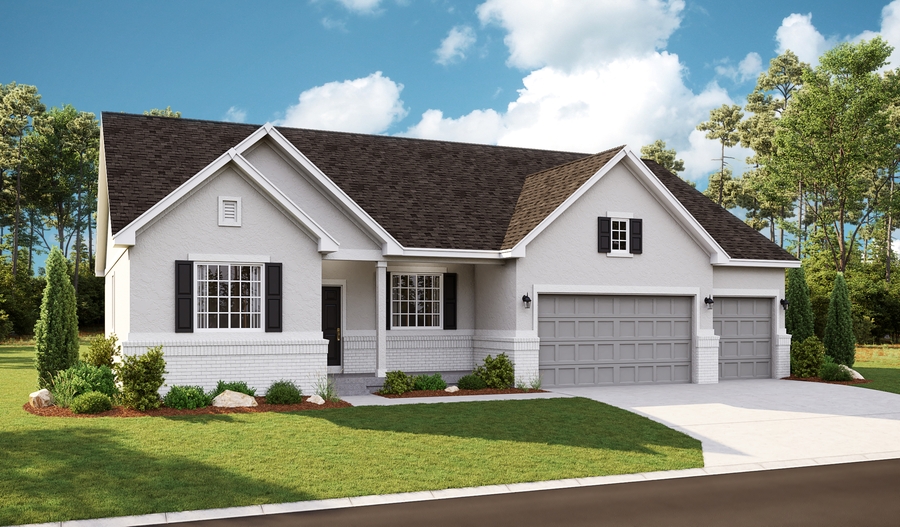 Elevation A of the Helena floor plan