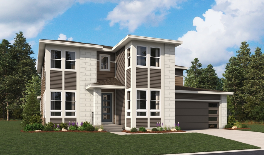 Elevation C of the Durango floor plan