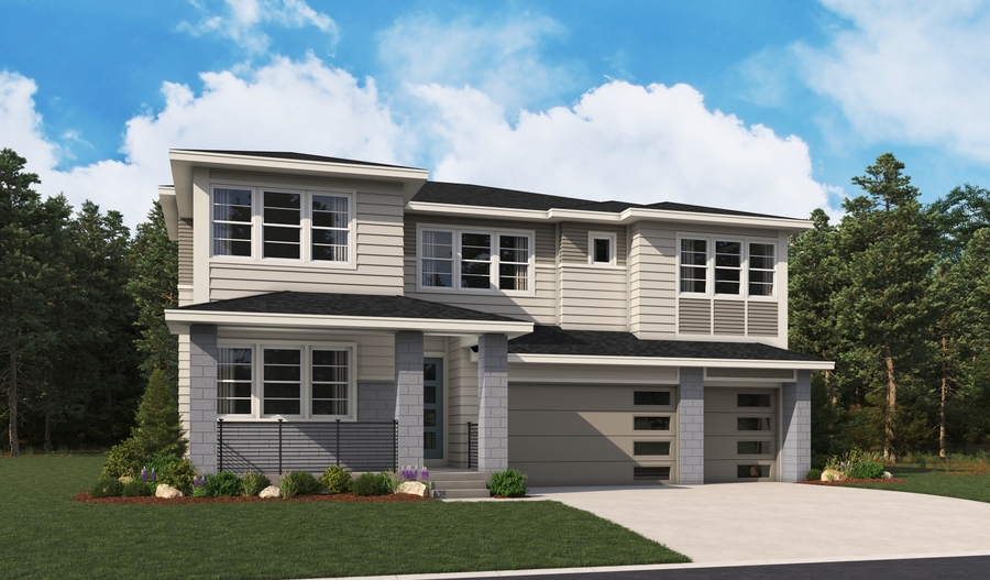Elevation E of the Ouray floor plan