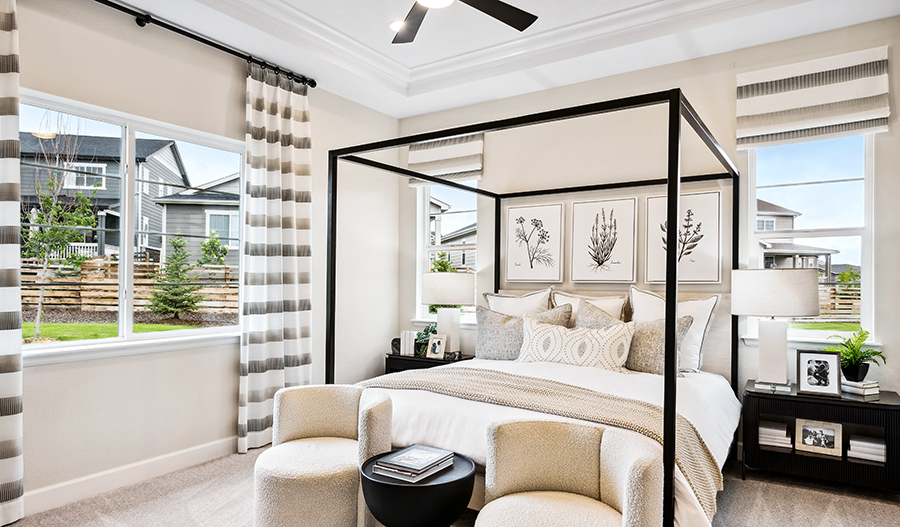 Bedroom of the Pinecrest floor plan