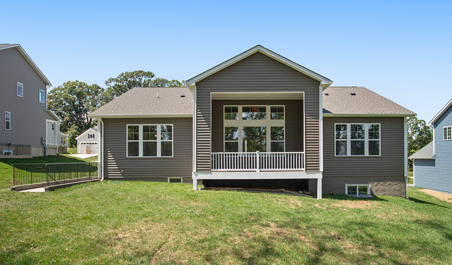 Rear Exterior of the Melody floor plan