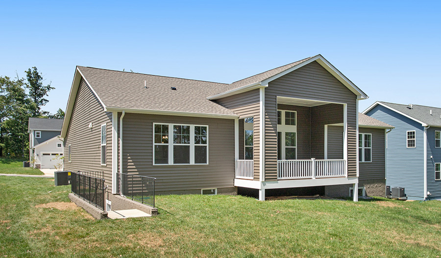 Rear Exterior of the Melody floor plan