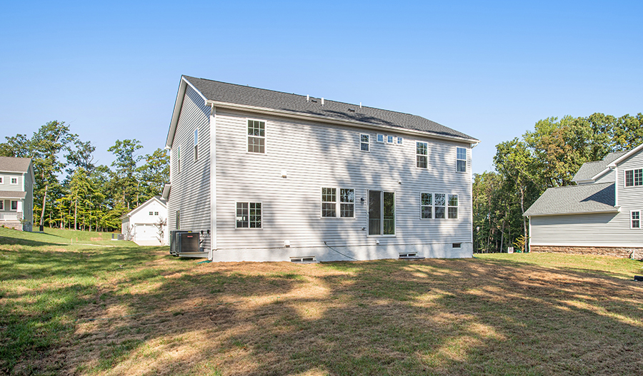 Rear Exterior of the Presley floor plan
