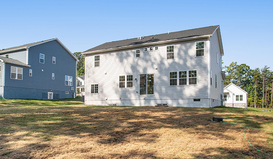 Rear Exterior of the Presley floor plan