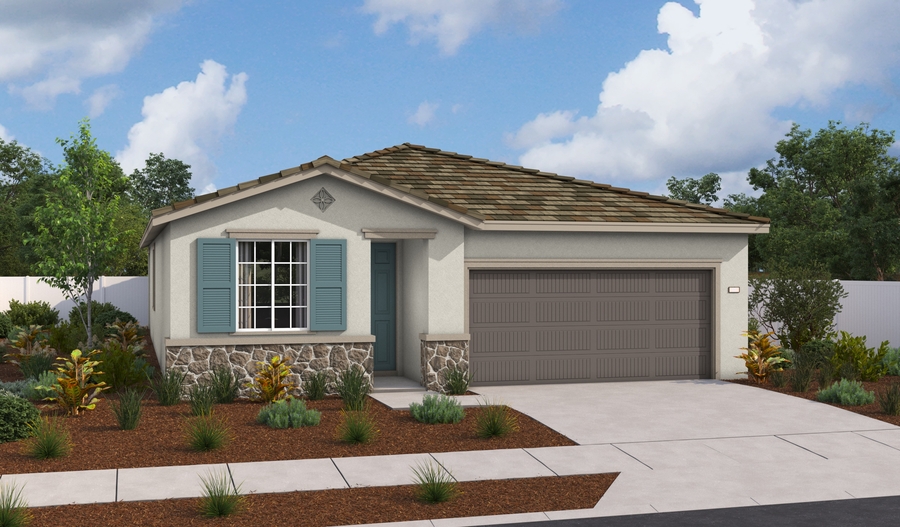 Elevation C of the Ruby floor plan