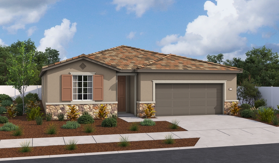 Elevation C of the Slate floor plan