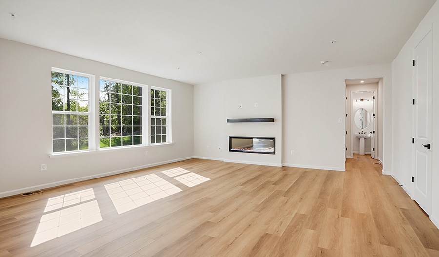 Great Room of the Preston floor plan