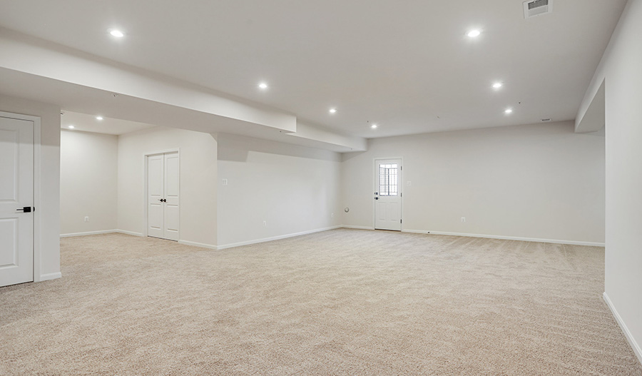 Basement of the Preston floor plan