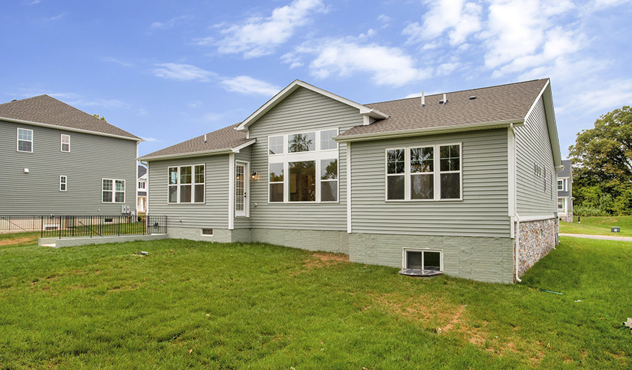 Rear Exterior of the Melody floor plan