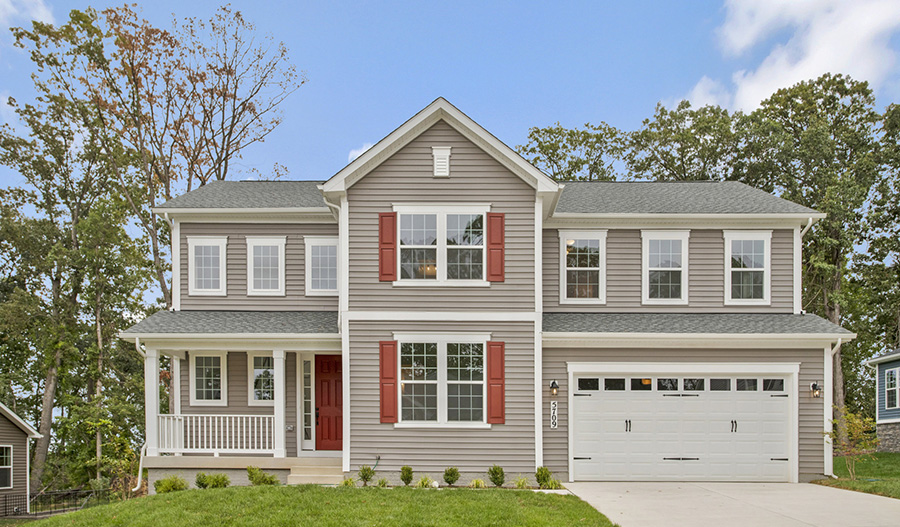 Exterior of the Presley floor plan