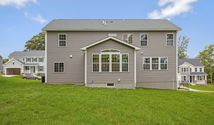 Rear Exterior of the Presley floor plan