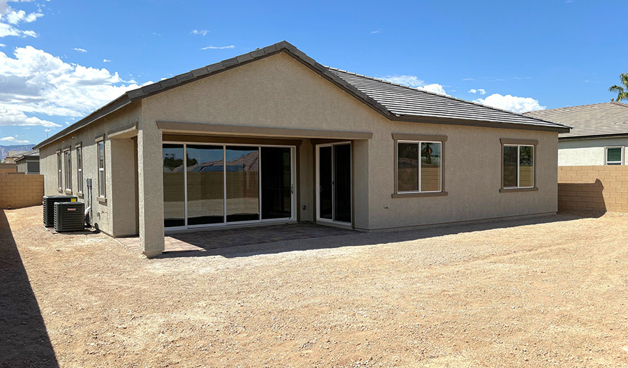 Rear Exterior of the Darius floor plan