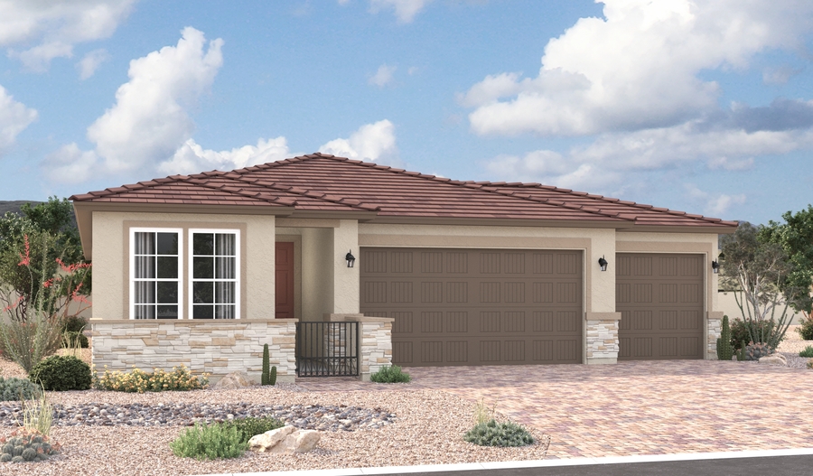 Elevation C of the Larimar floor plan