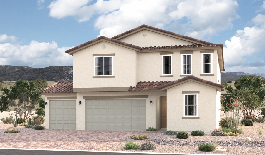 Elevation A of the Moonstone floor plan