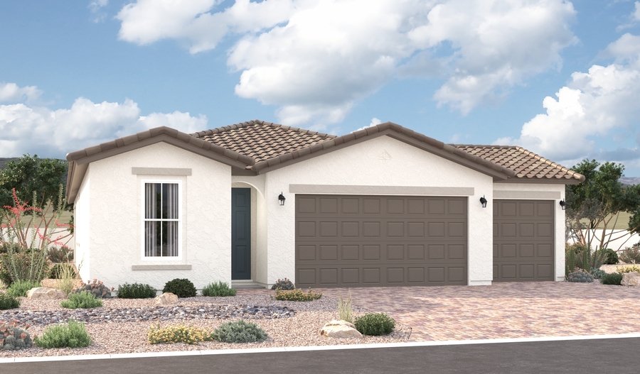 Elevation A of the Sunstone floor plan