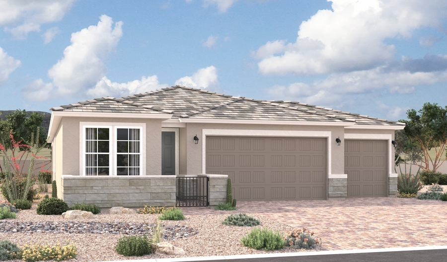 Elevation C of the Sunstone floor plan
