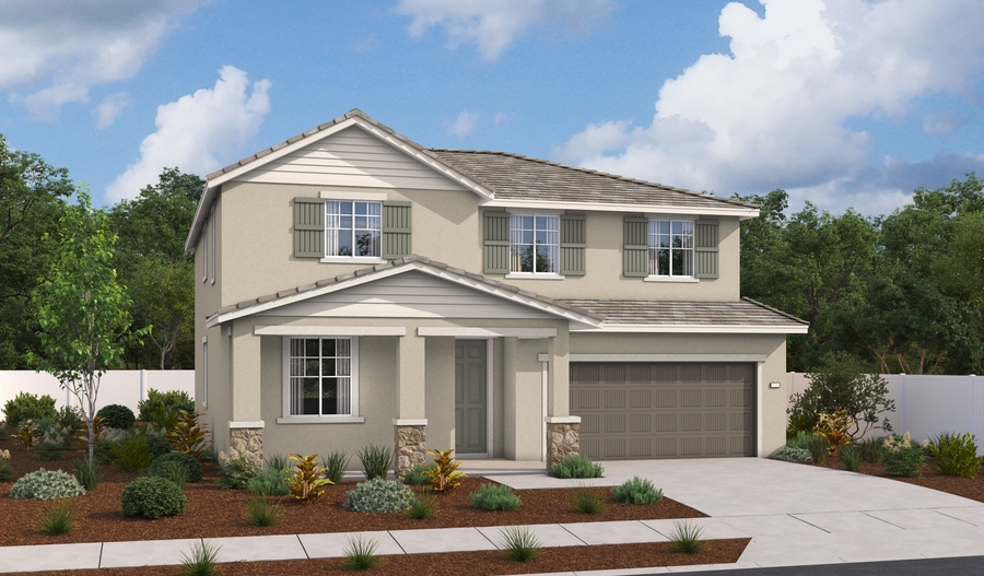 Elevation C of the Ammolite floor plan