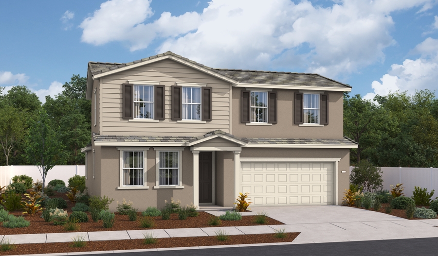 Elevation A of the Elderberry floor plan