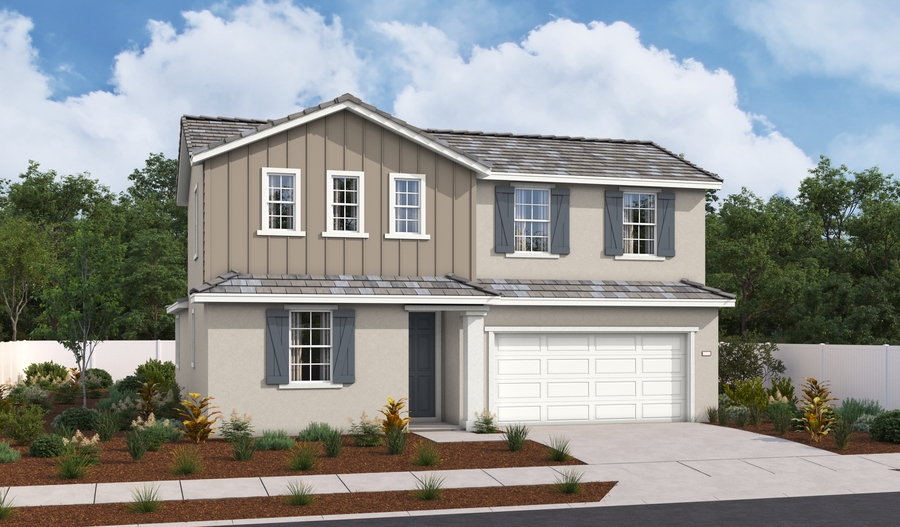 Elevation B of the Elderberry floor plan