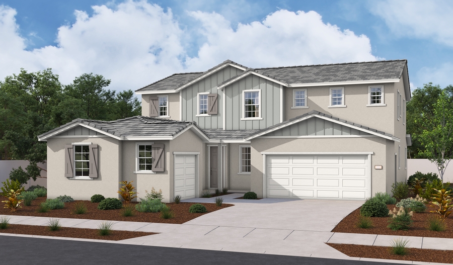 Elevation B of the Jasmine floor plan